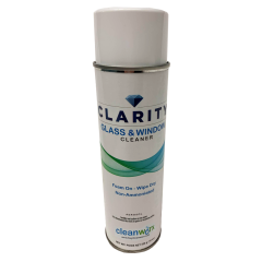 GLASS & WINDOW CLEANER -  CLARITY CLEANWORX AEROSOL 538G 