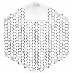 URINAL SCREENS - FRESH 30 DAY WAVE 3D SCENT FREE CLEAR 2/PK