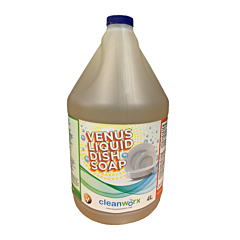 DISH SOAP - VENUS LIQUID DISH  SOAP 4L (POT & PAN) CLEANWORX