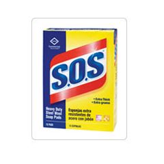 SCRUB PAD - S.O.S PADS LARGE  18/PK
