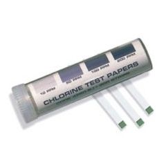 TEST STRIPS - CHLORINE TEST PAPERS 100/STRIPS 10, 50, 100