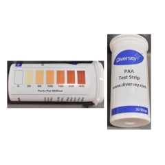 TEST STRIPS - PAA SANITIZER  0-30-60-100-160-350-400 PPM 