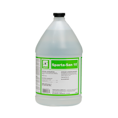 SANITIZER - SPARTA-SAN 10 QUAT 3.78L (121304C) [*]ITEM IS