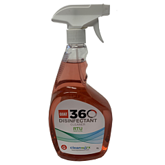 DISINFECTANT - QUAT 360 RTU 3 X 1L CLEANWORX 