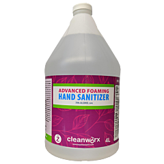 HAND SANITIZER - FOAM 4L JUG 70% ALCOHOL CLEANWORX