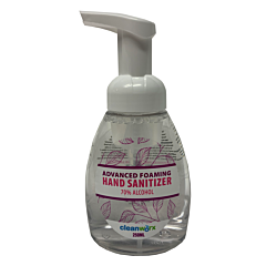 HAND SANITIZER - FOAM 6 X 250ML PUMP BOTTLE 70% ALCOHOL