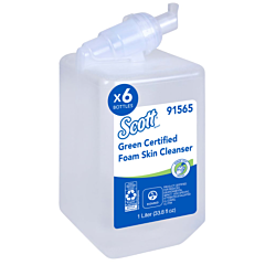 HAND SOAP - SCOTT GREEN FRAGRANCE & DYE FREE 1L X 6/CS 