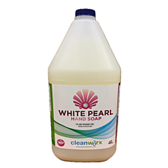 HAND SOAP - WHITE PEARL SOAP FRAGRANCE FREE 4L CLEANWORX