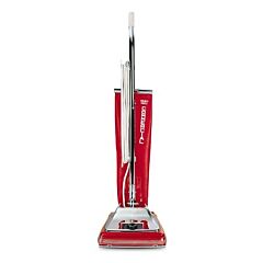 VACUUM - 12" UPRIGHT SANITAIRE W/RED DUMP BAG (SC886G)