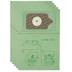 VAC BAG - FITS HENRY AND HOOVER CANISTER, GREEN BAG 