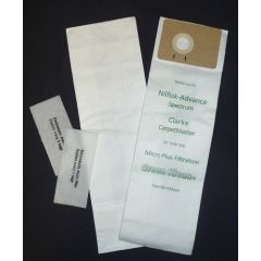 VAC BAG - DUST BAG KIT  W/2 PRE-FILTERS FITS ALL