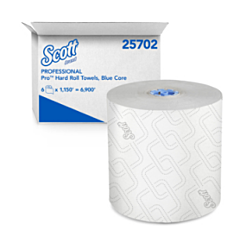TOWELS - KC HI-CAPACITY HARD  ROLL 6 X 1150' BLUE CORE 