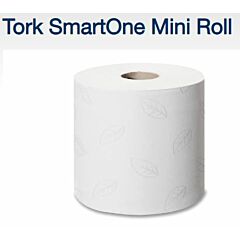 TOILET TISSUE - 2 PLY 12 X 620  SMART ONE MINI ROLL WHITE 
