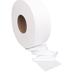 TOILET TISSUE - 1 PLY JUMBO 12  X 1500' 2.4" CORE (070600)