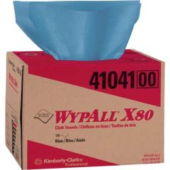 WIPER - KC WYPALL X80 POP UP  BOX BLUE WIPE H/DUTY & ROUGH 