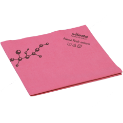 WIPER - ANTIBAC MICROFIBRE NANO-TECH RED 5/PK. (128603)