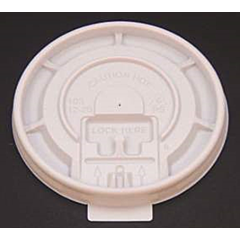 LID - CUP PLASTIC FLAT TEAR  BACK FITS 10 - 24 OZ CUPS, 