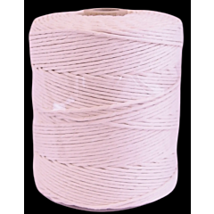 BUTCHER TWINE - 6R 1 LB WHITE COTTON 1/ROLL STRENGTH: THIN & 