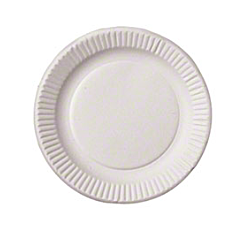 PLATES - 9" PAPER UNCOATED  ECONOMY GRADE 1200/CS