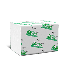 NAPKINS - 2 PLY INTERFOLD  WHITE SWAN 24 X 250 (6650)