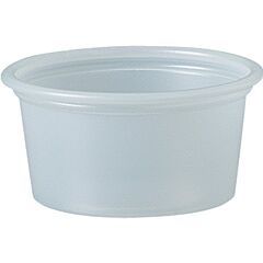 CUPS - 0.75 OZ PORTION SOLO PLASTIC TRANSLUCENT SOUFFLES