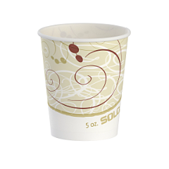 CUPS - 5 OZ FLAT BOTTOM COLD WAXED PAPER CUP 3000/CS