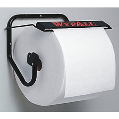 DISPENSER - WYPALL JUMBO ROLL WALL MOUNT METAL DISP BLACK 