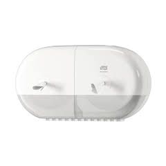 DISPENSER - TT TORK SMART ONE WHITE MINI TWIN DOUBLE
