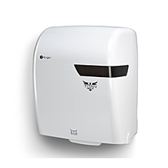 DISPENSER - TOWEL TITAN BOLD  SMOOTH CUT ROLL WHITE (09889)