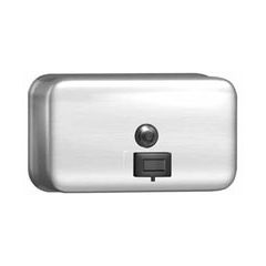 DISPENSER - SOAP STAIN/STEEL HORIZONTAL