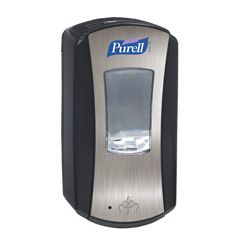 DISPENSER - SANITIZER PURELL LTX 12 CHROME/BLACK TOUCH FREE