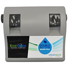 DISPENSER - ECO-DOSE DOUBLE BUTTON QUICK FILL CLEANWORX