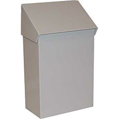 SANITARY NAPKIN DISPOSAL BIN -  WHITE METAL HYGIENE