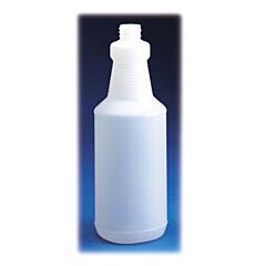 BOTTLE - 32 OZ (1L) CLEAR  BLANK CYLINDRICAL CARAFE STYLE 