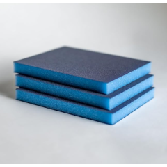 SCRUB PAD - MAVERIK KITCHEN  BLUE SCOURING SCRUB, STAINLESS 