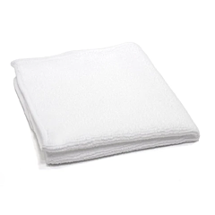 WIPER - MICROFIBRE WHITE CLOTH  14" X 14" 1/EACH