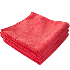 WIPER - MICROFIBRE RED CLOTH  14" X 14" EACH