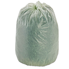 GARBAGE BAGS - 30 X 39 CLEAR COMPOSTABLE 150/CS