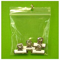 BAGS - 6" X 6" POLY CLEAR RECLOSEABLE ZIPLOC BAG 