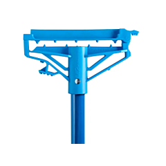 MOP HANDLE - 60" STEP-N-GO  FIBREGLASS W/FOOT PEDAL BLUE 