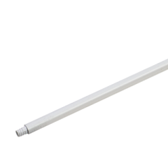 MOP HANDLE - 36" PLASTIC FOOD SERVICE THREADED WHITE