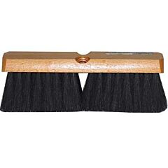 PUSH BROOM - 10" FINE SWEEP  HORSE HAIR WOOD BLOCK