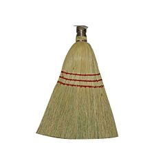 BROOM - 3 STRING [*] HEAD ONLY [*] CORNWHISK W/METAL CAP LARGE