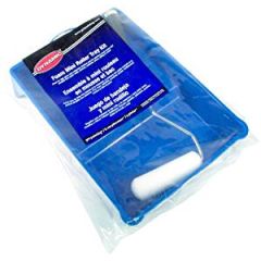 PAINT TRAY KIT - C/W MINI TRIM ROLLER, 100MM TRIM