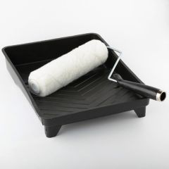 PAINT TRAY KIT - C/W 10MM LINT FREE ROLLER, 5-WIRE PRO