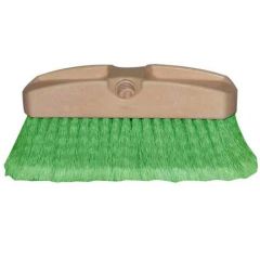 BRUSH - 10" CAR WASH PLASTIC  BLOCK GREEN FLAGGED GREEN EA.