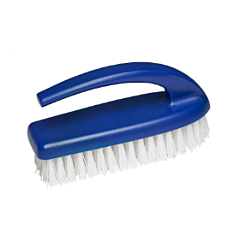 BRUSH - 6" IRON STYLE POLY PRO SCRUB BRUSH WITH HANDLE