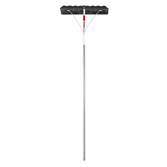 ROOF RAKE - 24"W SNOW ROOF  RAKE 14.9'H WITH POLY BLADE