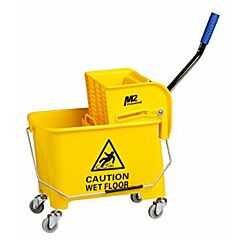BUCKET & WRINGER COMBO - 22 QRT JR. SIDE PRESS YELLOW