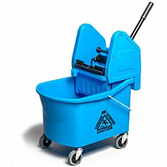 BUCKET & WRINGER COMBO - 32 QRT DOWN PRESS BLUE GRIZZLY 